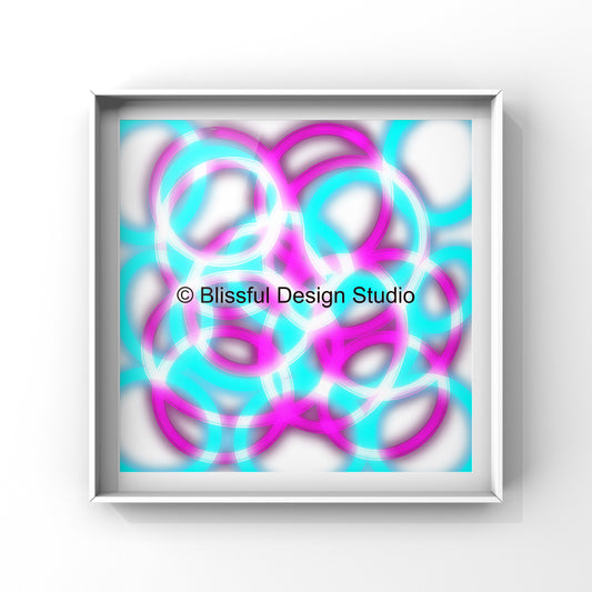 Abstract Digital Design For Stickers, Wall Art, and Custom Crafts For Personal Use – High Resolution Digital Download